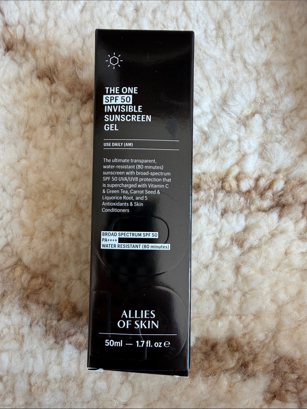 Allies of Skin Black SPF 50 Invisible Sunscreen Gel